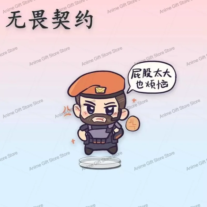 10cm Game Valorant Desktop Exquisite Decorative Stand Ornaments Made of Acrylic, Cute Q-Version Figurines view 6
