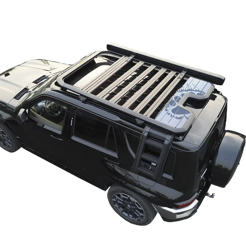 

Rear Bodykit Accessory Aluminum Roof Rack Bracket Protective Features Side Ladder Stairs for 400