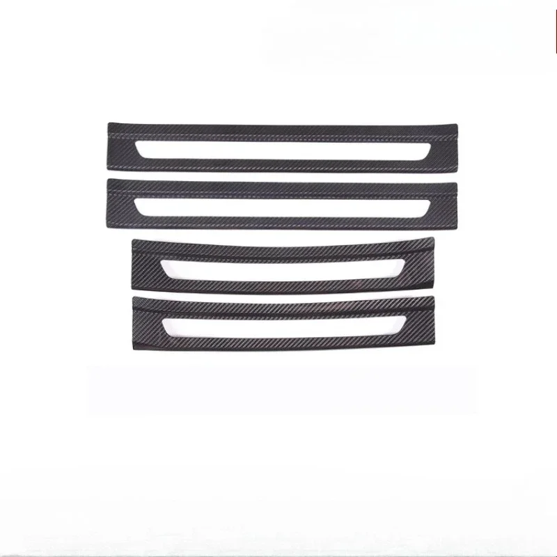 

For Maserati Grecale Real Dry Carbon Fiber 2019-2022 External Threshold Strip Welcome Pedal Decoration Modification Accessories