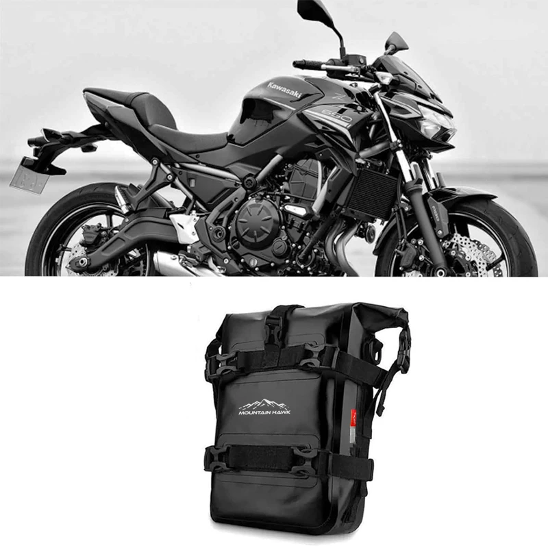 Motorcycle Bumpers Bag Waterproof 6L-8L Motorcycle Side Frame Bag Motorcycle Crash Bar Bag Universal Tools Storage Bag