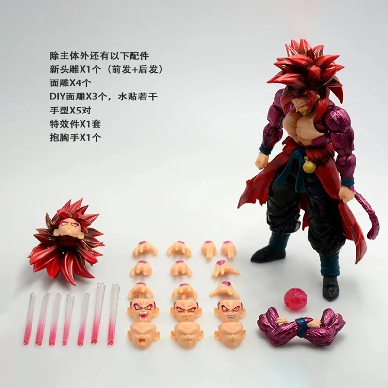 Black Hole Speelgoed Dragon Ball SHF Super Saiyan 4SSJ4 Brute Evolution Time Jumper Acme Power Goku Anime Actiefiguren Speelgoed Model