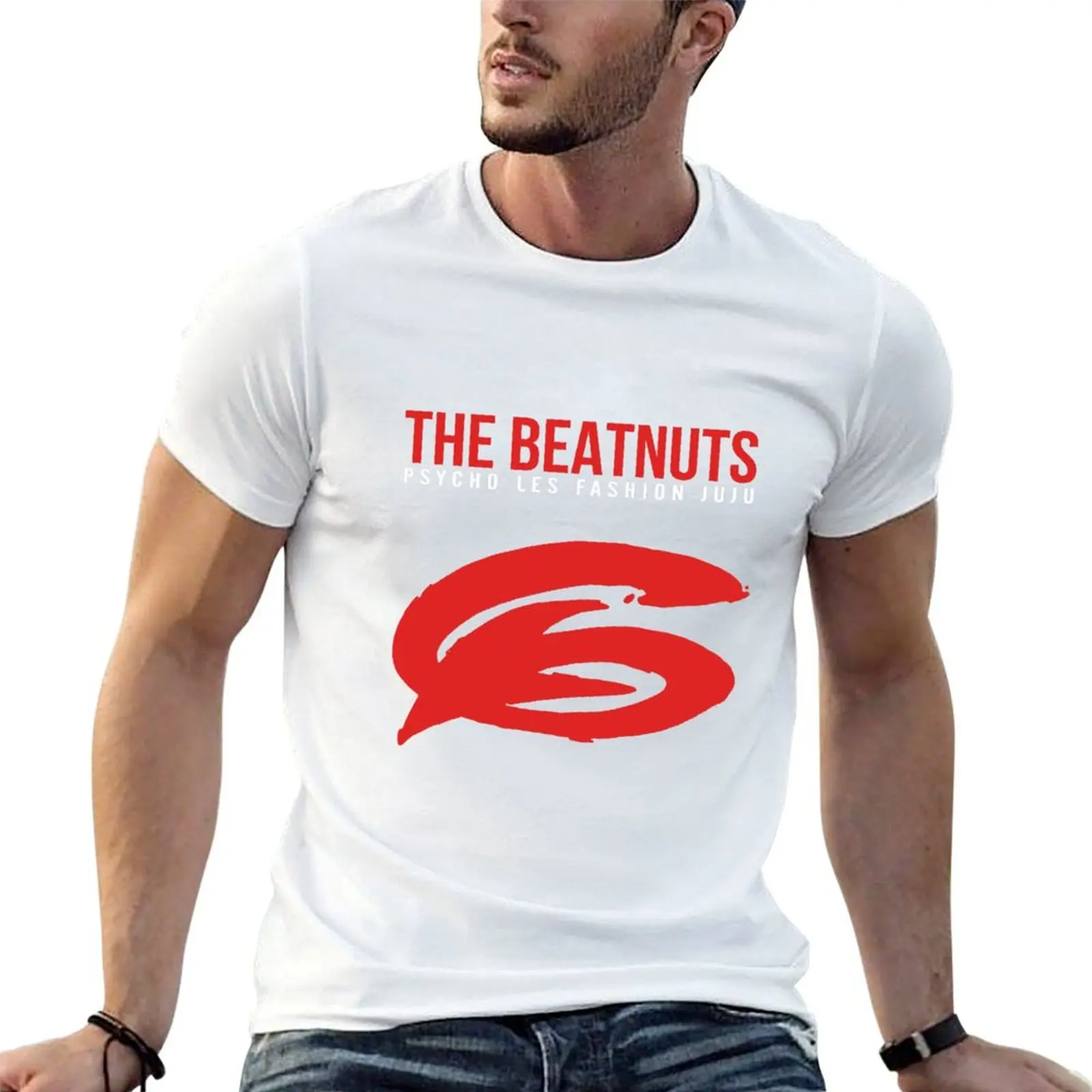 Camiseta The Béatnúts Psycho Les Fashion Juju, camisetas gráficas para hombre, camiseta de algodón 100%