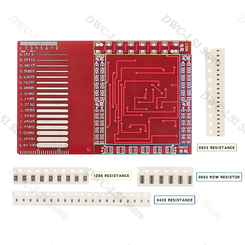 SMD/SMT محظوظ القرص الدوار LED أضواء 310 مكونات التصحيح لتقوم بها بنفسك لحام مهارة ممارسة لوحة دارات مطبوعة مجموعات مشروع اللحام الإلكتروني #3