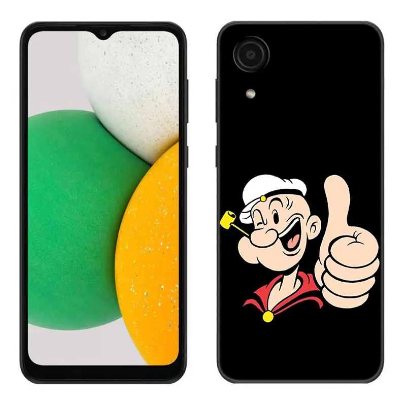 Disney Popeye The Sailor Phone Case For Samsung A01 Core A04E A04S A05S M04 4G A02 A03 A10 M40 S A06 A10E M10 M11 M12 M22 M42