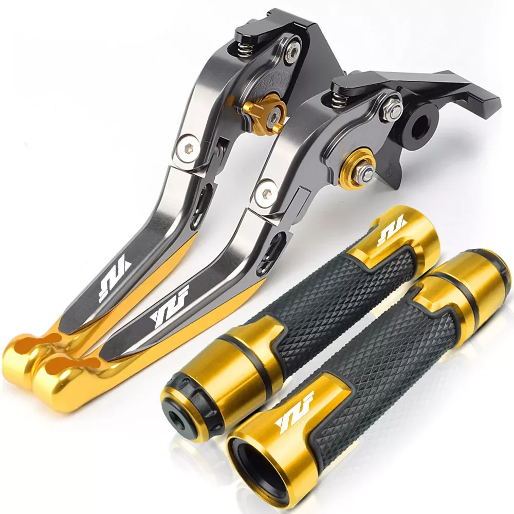 Brake Clutch Levers Handlebar Grips sets For Yamaha YZF R1 2004-2008