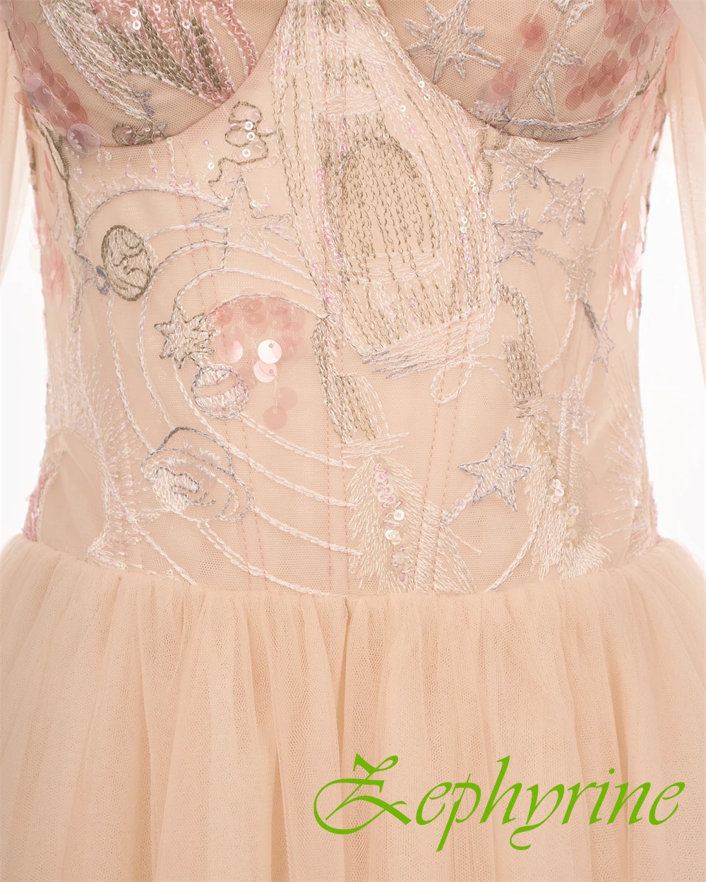 فستان سهرة كلاسيكي مخصص برقبة قارب من الأورجانزا، فساتين رائعة على شكل حرف A للحفلات الراقصة مطرزة سباركلي للمناسبات الخاصة