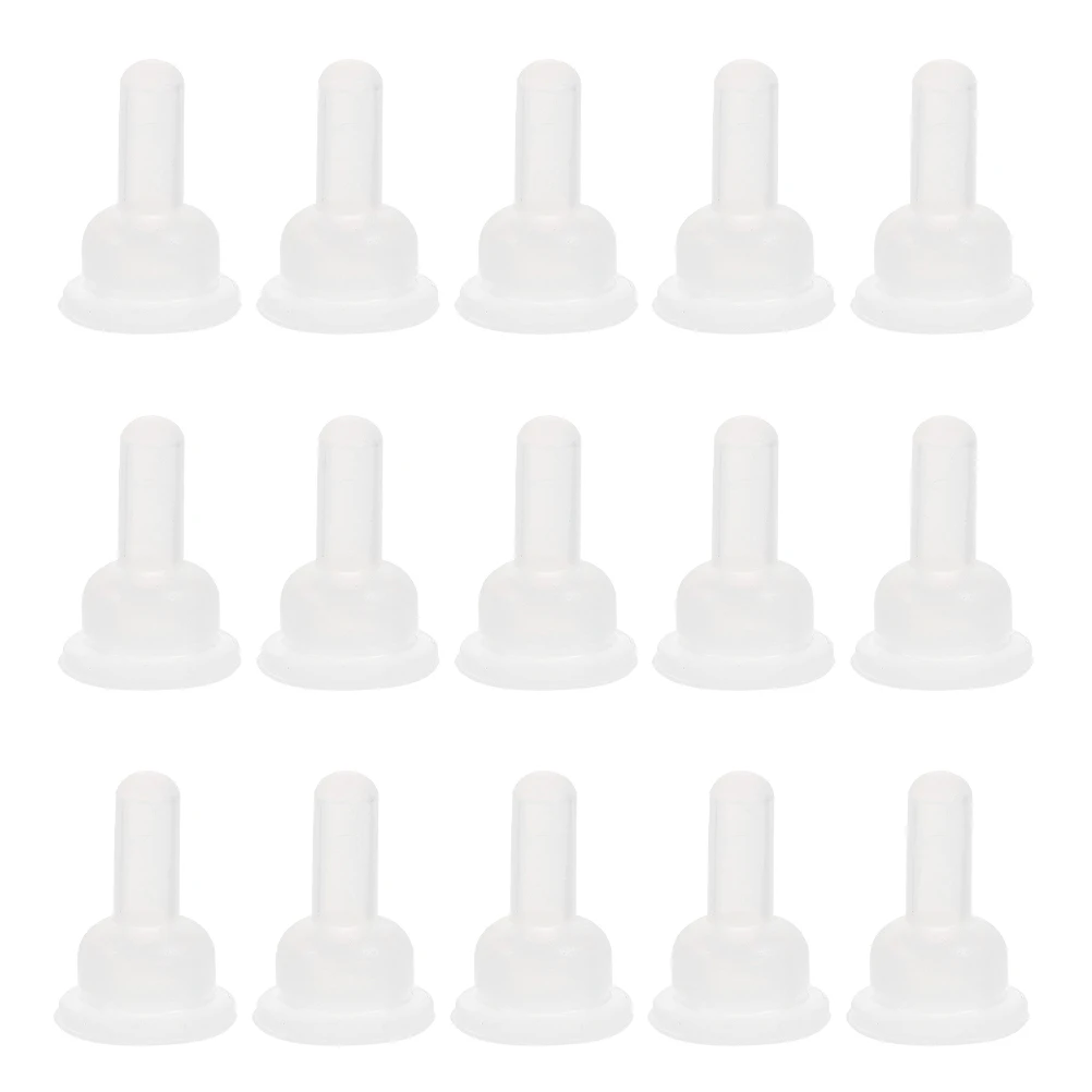 

50 Pcs Pet Supplies Silicone Pacifier Baby Silica Gel Nipples for Kitten Bottles