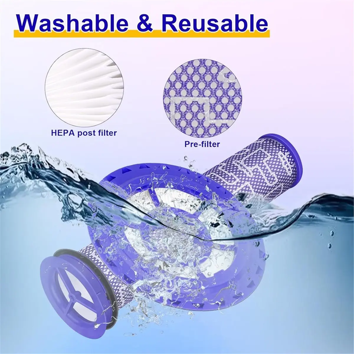 

Замена шлангового фильтра DC41 для DC41 DC65 DC66 UP13 UP20 UP30 Ball/Ball Animal/Ball Animal 2 и 3, деталь 920769-01