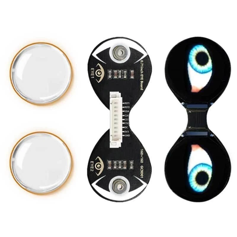 

K0EA Creative 0.71" Round IPS Display Screen, Low Power Consumption Electronic Eye