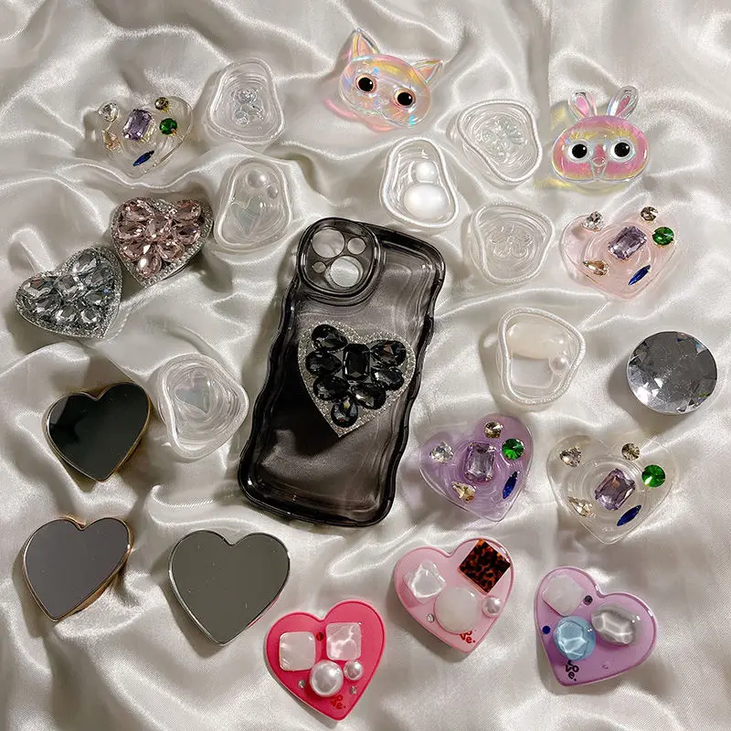 Держатель для телефона, с кристаллами и стразами