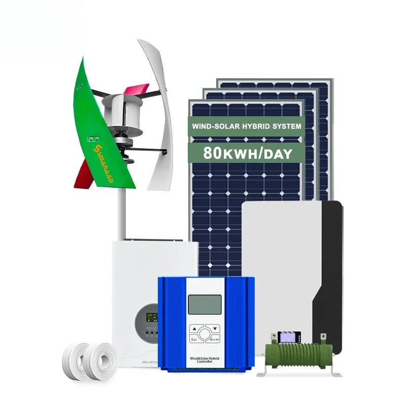 

SMARAAD Polish Warehouse 500w 12V 24V Small Vertical Axis Wind Turbine Generator Color Blades