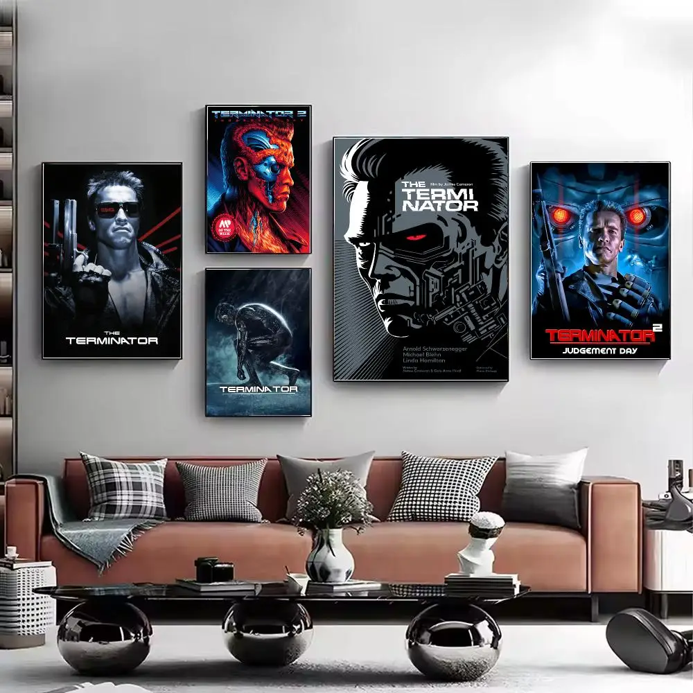 Movie The Terminator Poster Stylish Wall Art Print for Living Room Bedroom Study Office Café Home Decor Modern Gift