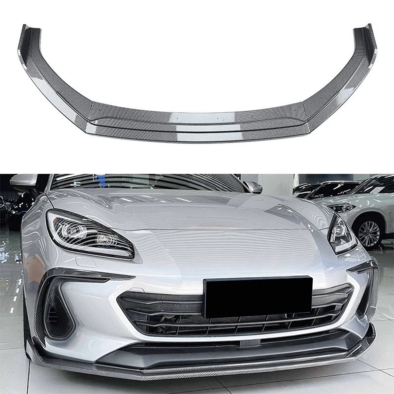 

Front Bumper Lip Spoiler For Subaru BRZ 2021-2023 Front Bumper Protector Lower Blade Splitter Car Styling