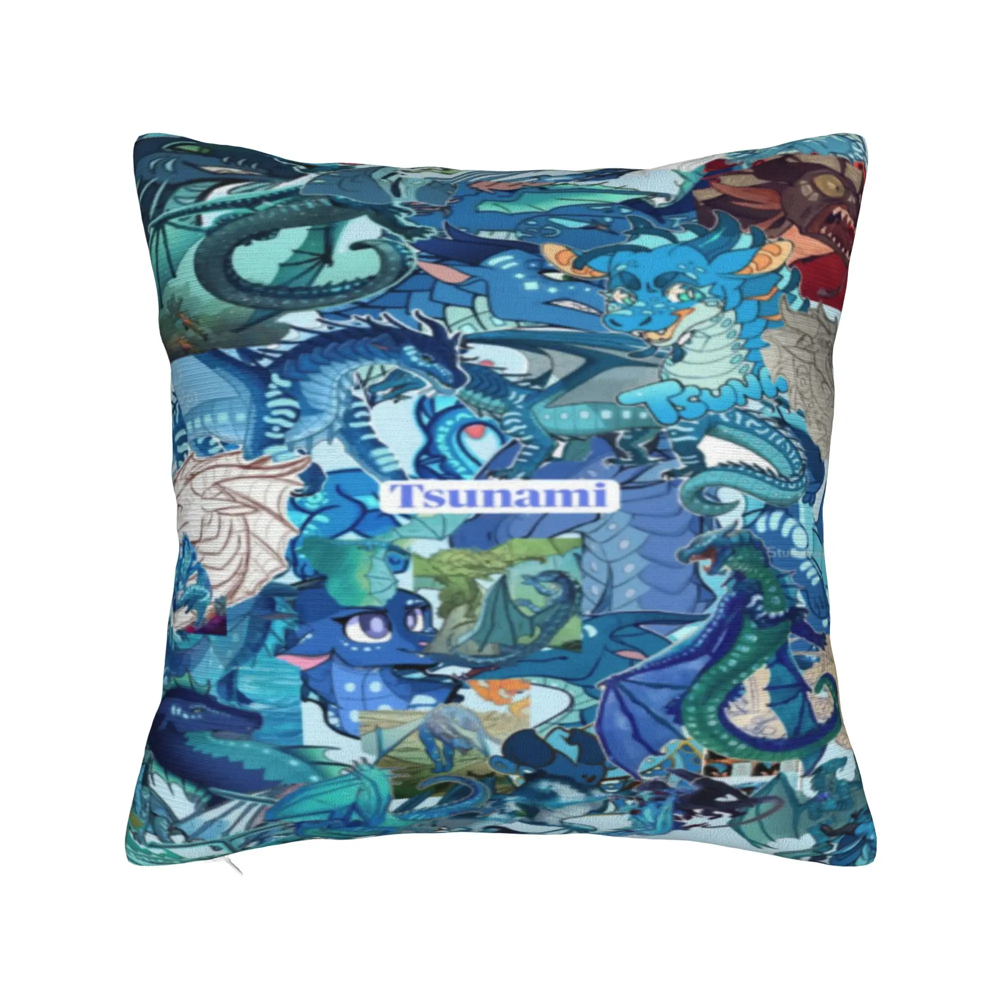 Wing Of Fire dragon Pillowcases Merch Soft Cushion Cover  Pillow Covers Bed Decorations Zippered Multi Size