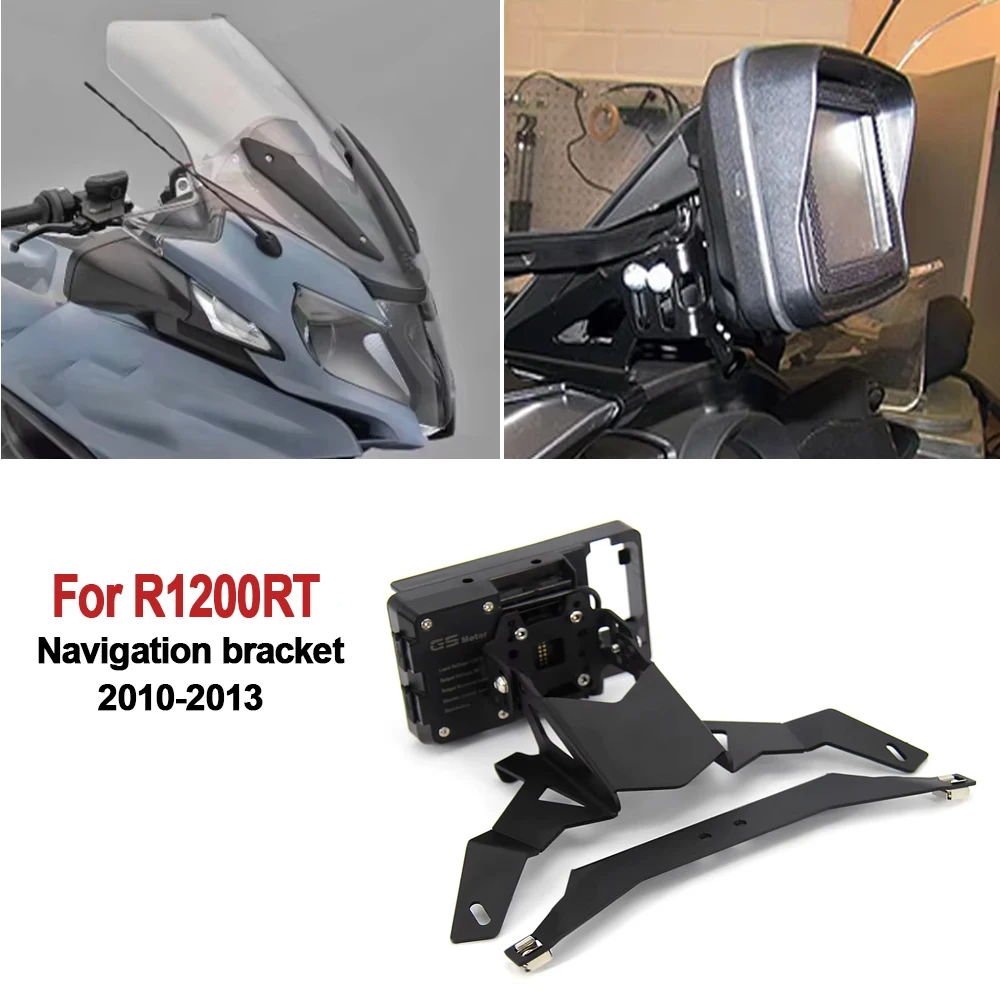 

Motorcycle Accessories Navigation bracket GPS Phone Holder Stand Mounting kit For BMW R 1200 RT 2010 2011 2012 2013