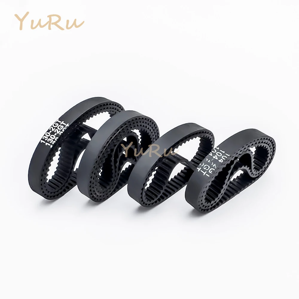 2MGT 2GT Belt Width 6/10/15mm Rubber Closed Loop Perimeter 140 142 144 150 160 180 200 202 220 300 400mm GT2 Timing Synchronous