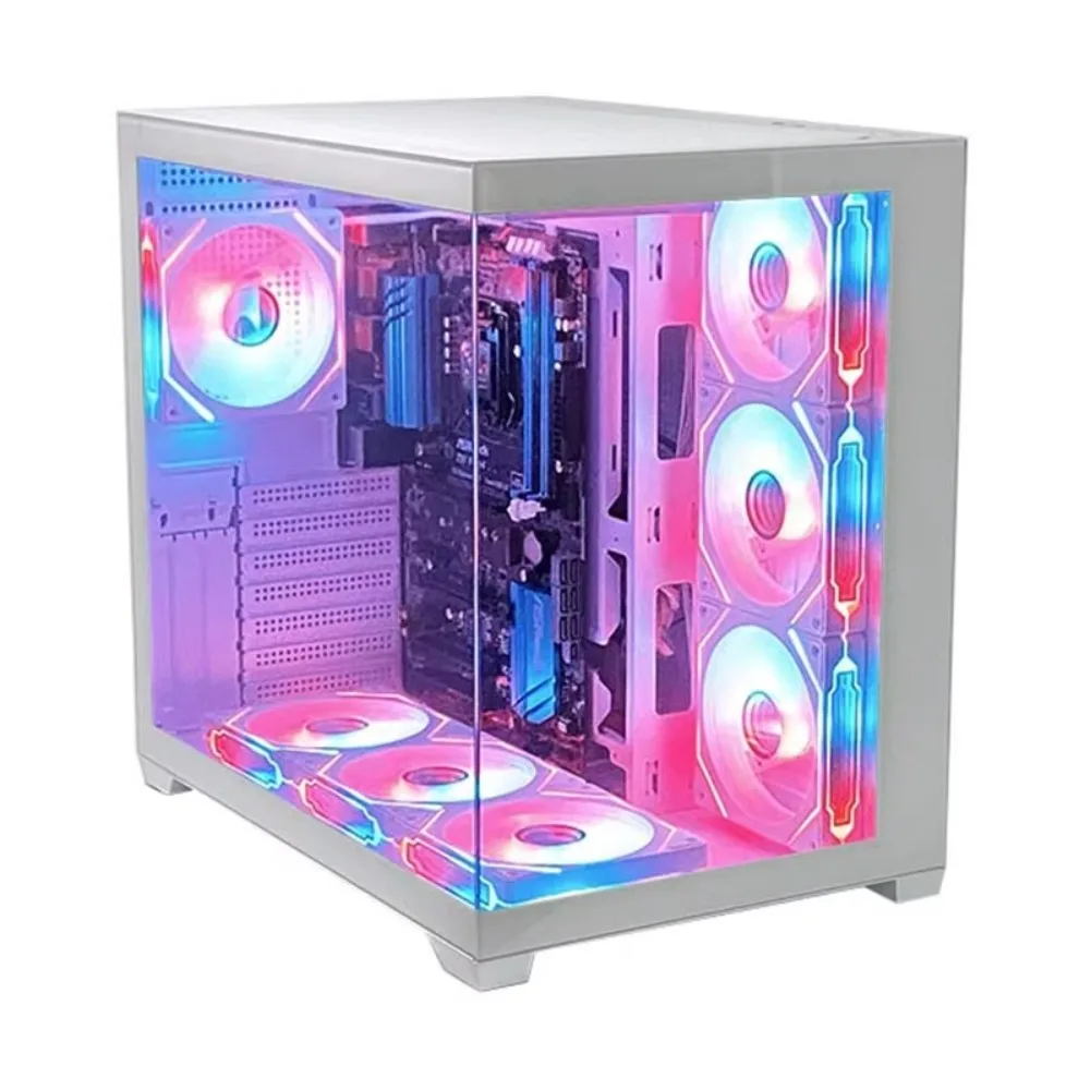 Computer case full tower with fan mini game computer case