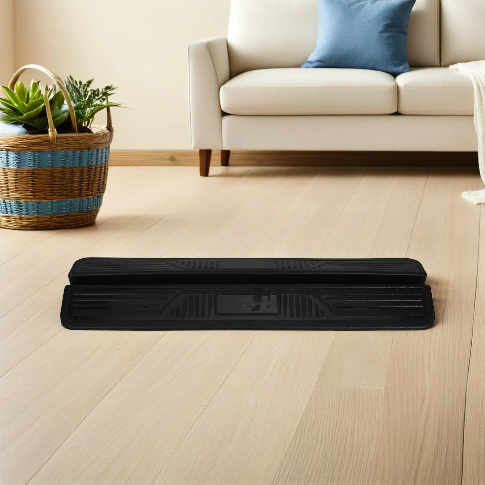 ملحقات بوابة السلامة، مثبت دواسة بوابة الطفل، شريط انتقال منحدر مثلث بلاستيكي، عتبة تعديل الارتفاع، جسر الفجوة #4