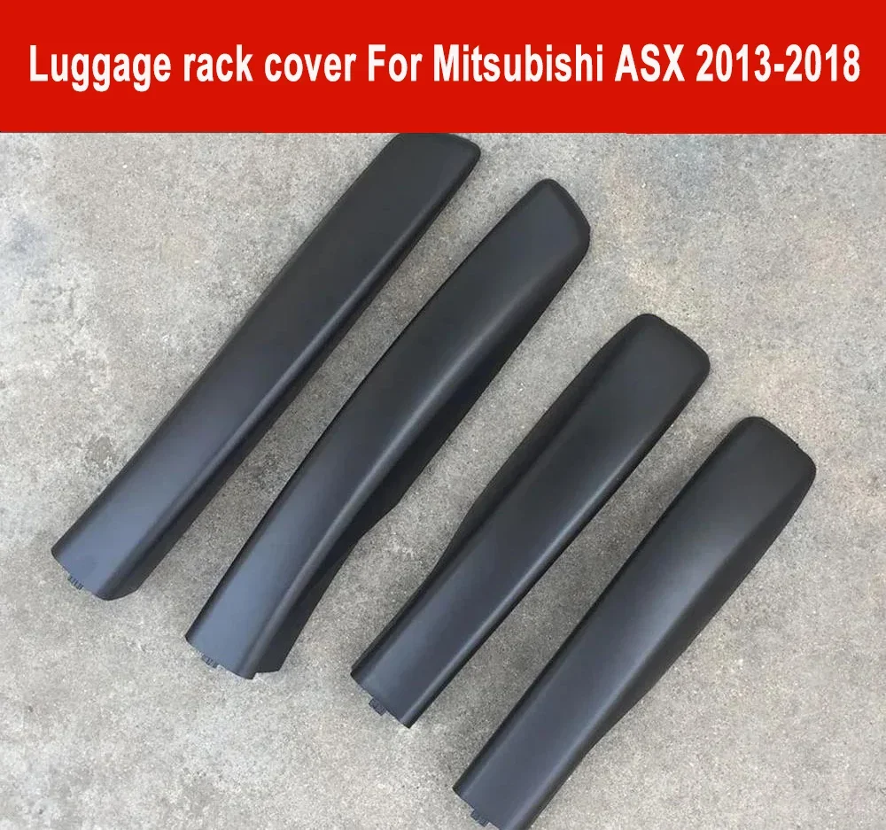 

Front Rear Roof Luggage Bar Rail End Shell Plasitc Cover For Mitsubishi ASX SUV 2013-2018 Car Roof Rack Cap