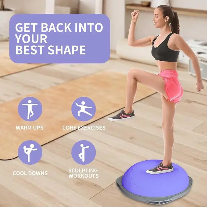70cm Bosu Balansbal, Anti-Slip - Yoga Fitness Ball recensie en prijs