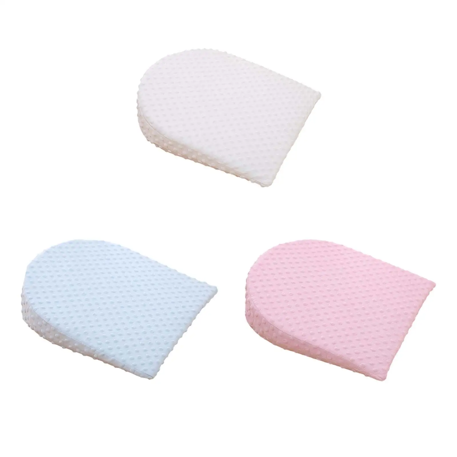 Baby Wedge Pillow Comfortable Anti Reflux Headrest Removable Cover Incline Pillow Infant Sleep Pillow for Crib Bed Cot Nursing