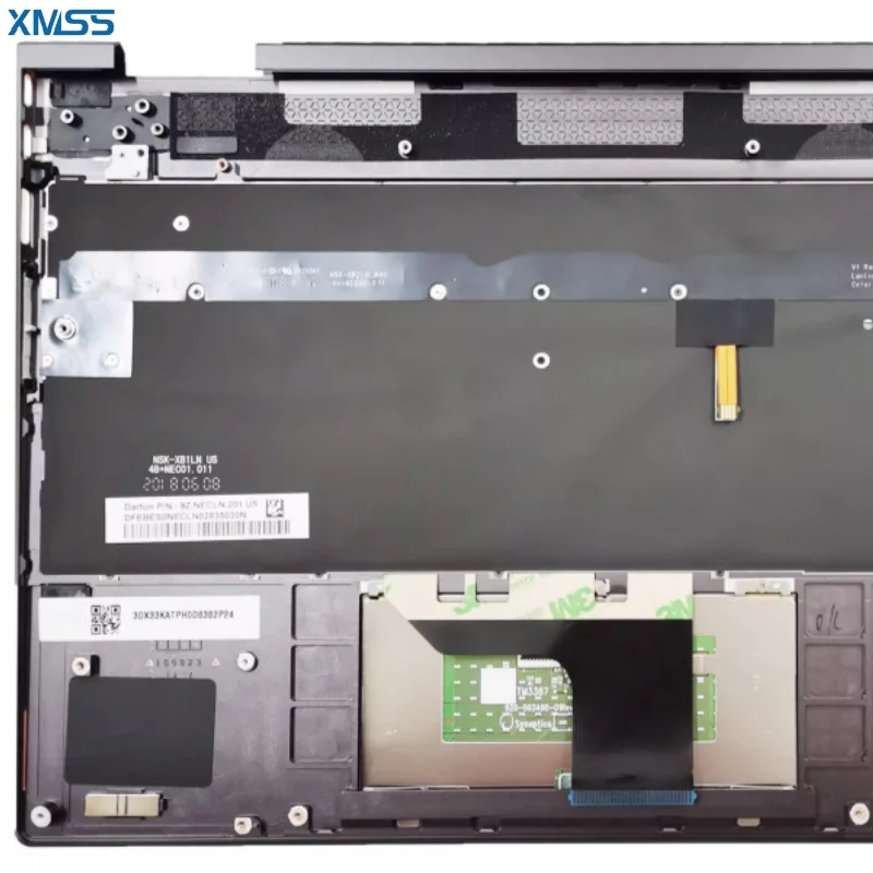 New Palmrest Upper Case with  Keyboard For HP Spectre x360 13-AE TPN-Q199 942040-001