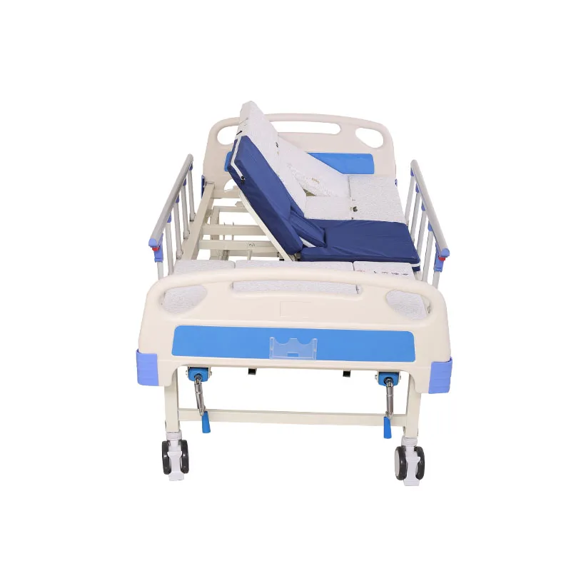 Lit demi-courbé multifonction manuel familial de haute qualité et faible coût avec bassin pour Patient