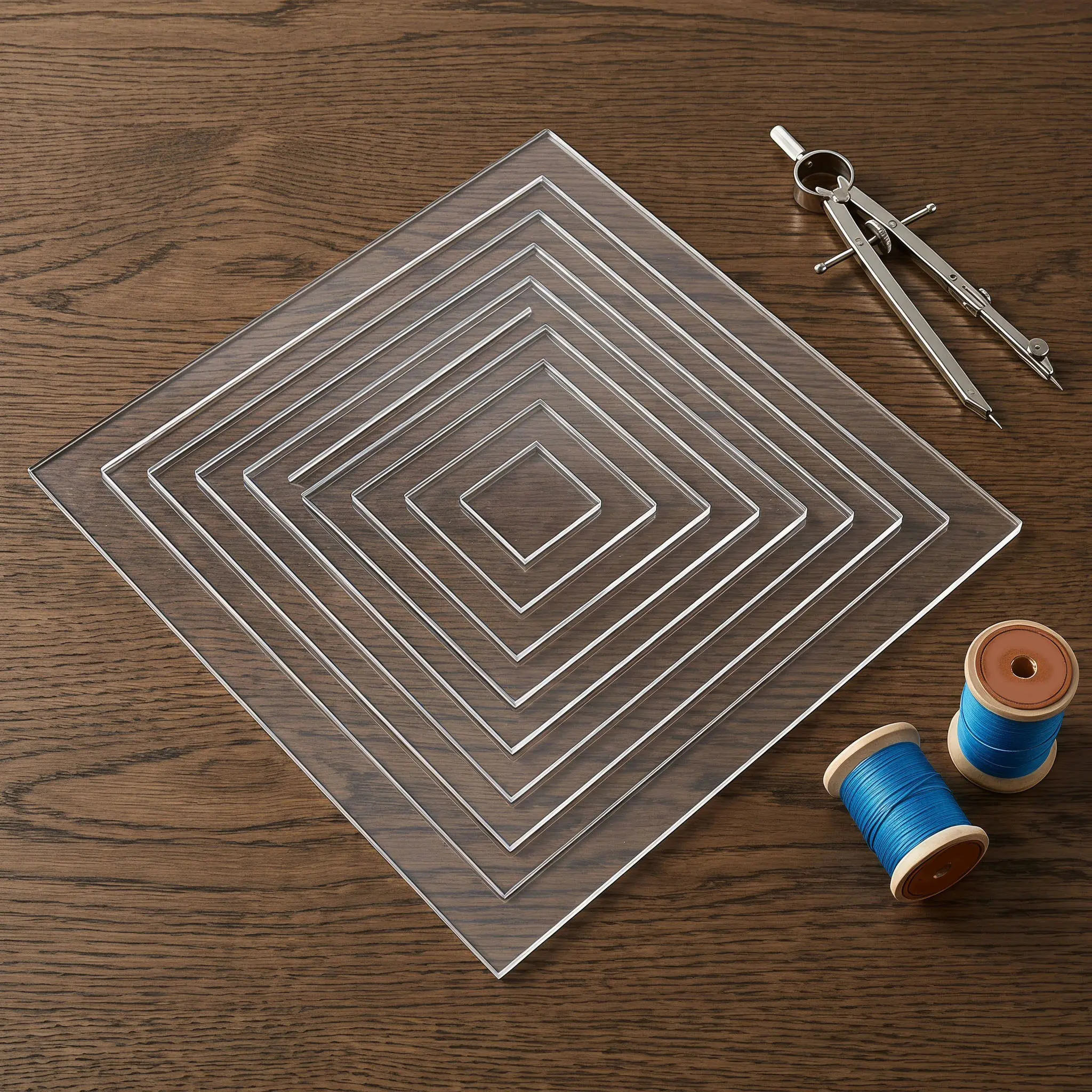 9 قطع من قوالب التوجيه الشفافة - مراجعة Woodworking Templates وسعره