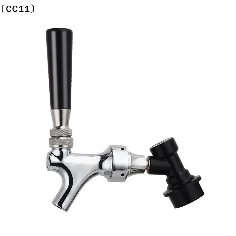 Beer Tap Faucet & Adjustable Faucet With Chrome Plating Beer Homebrewing Tap With Ball Lock〔CC11〕