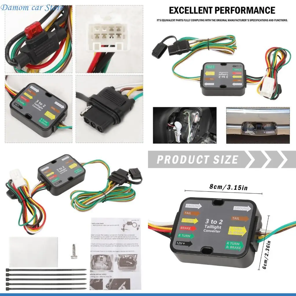 

A2UC Easy to Install Trailer Light Harness Suitable for 2021 to 2024 MPV ABS