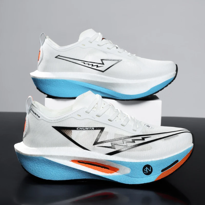 

Running Shoes Carbon Board Speciality Marathon Men Sports Breathable Lightweight Women's Comfortable Athletic Nonskid Sneakers