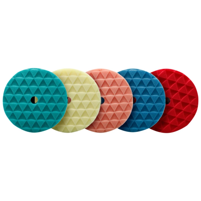 

Polishing Pads, 5Pc 6 Inch Backing Plate Compound Sponge Pads Cutting Polishing Pad Kit For Car Buffer Polisher Compound