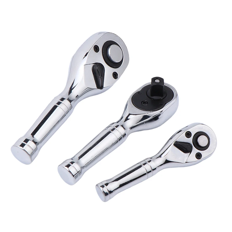 Compact Dual-Size 72-Tooth Ratchet Wrench With Short Handle - Fast, Efficient Auto Repair Tool