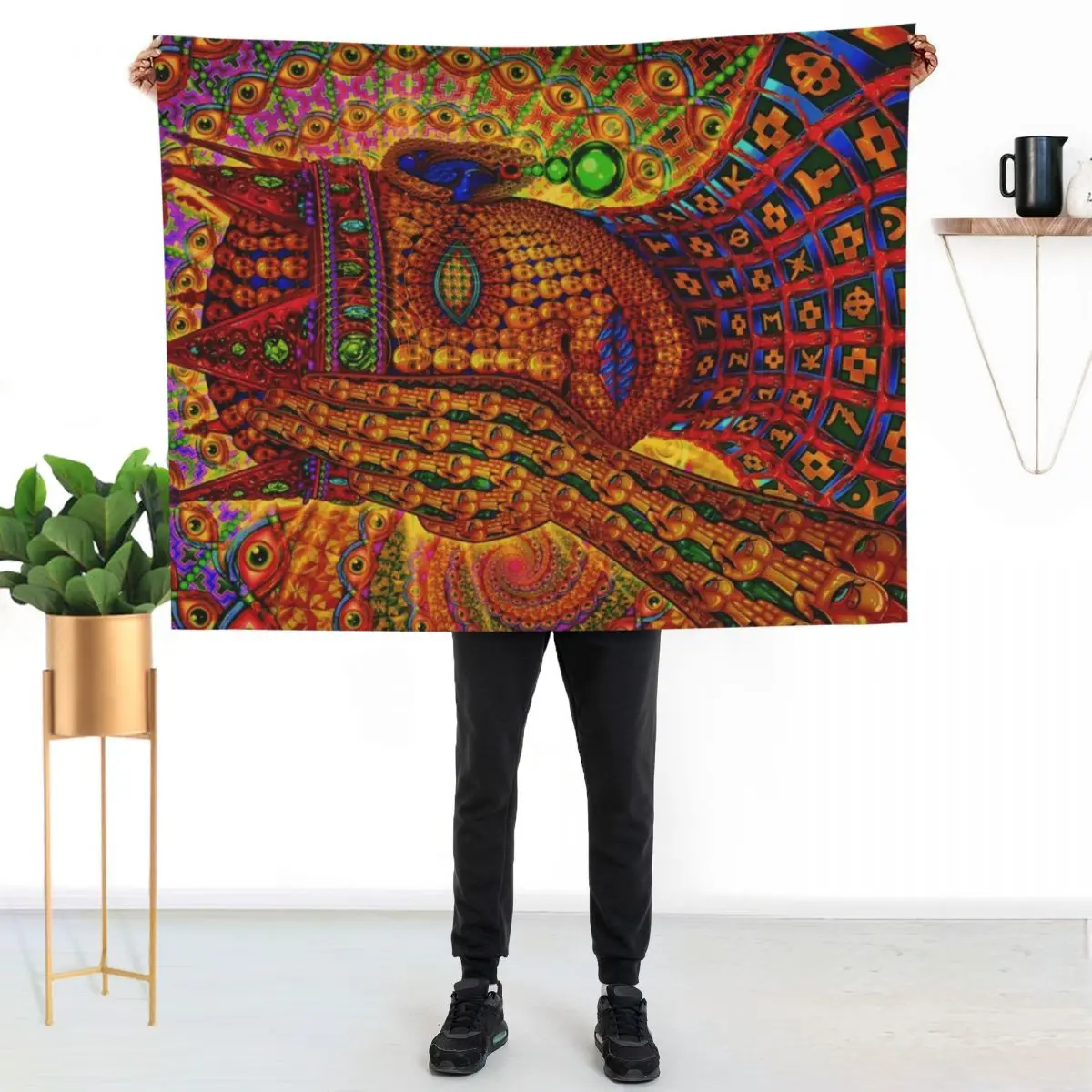 

Overclocked Cortex Throw Blanket Warm Throw Blanket Gift for Anniversary