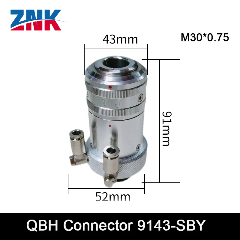 QBH Connector Water-cooled Locking Device With Collimator for 1064nm Fiber Laser Cutting Head and Handheld Welding Machine