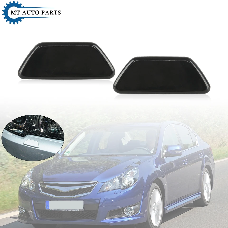 MTAP Front Headlamp Water Spray Jet Cap For Subaru Legacy GT 2010 2011 2012 2013 2014 Outback 2013 2014 Washer Nozzle Cover