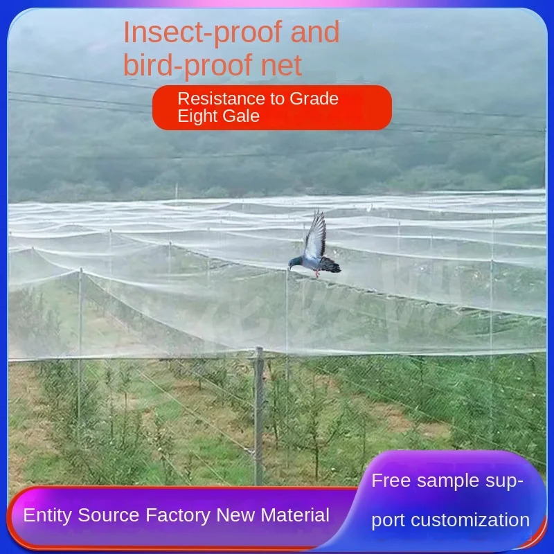 

3Pcs Plastic Bird Proof Net PE Thickened Greenhouse Agricultural Breeding Net Vineyard Insect Proof Net Plastic Mesh BreedingNet