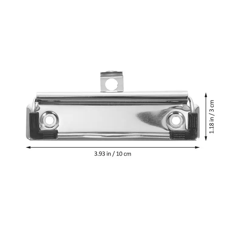 Clipe Clipe Document File Board Clips, Acessório, 10cm, 15pcs