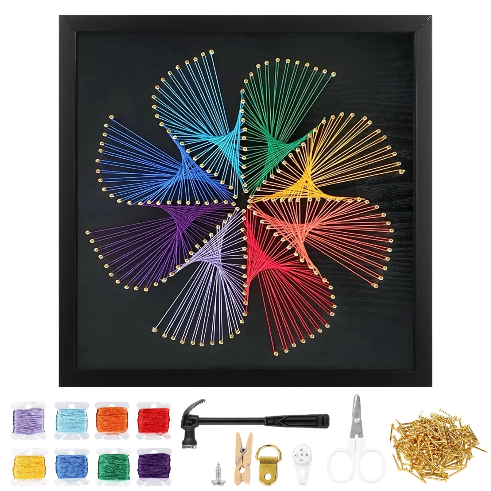 

3D DIY String Art Crafts Kit Nail Board Art Decoration For Adults Beginner Unique Gift Home Decor Wall DIY String Art Craft