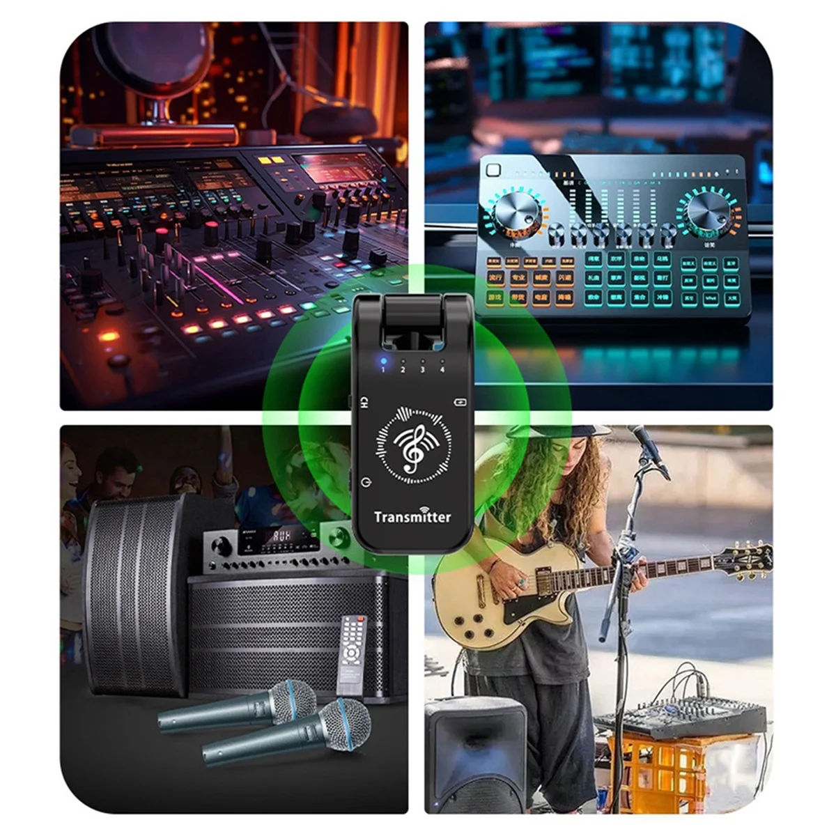 A57G-Wireless Ear Monitor Transmission System Bezprzewodowy system transmisji Ear Monitor Transmitter Plus Receiver