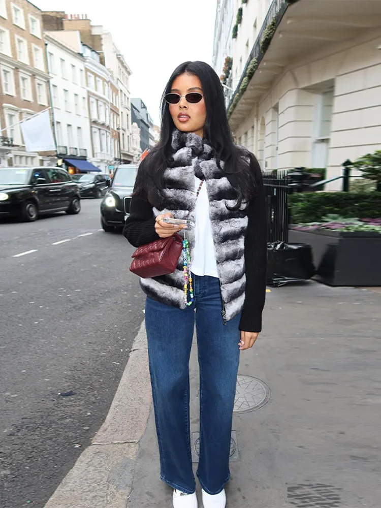 เสื้อโค้ทขนเฟอร์เทียมหรูหราสำหรับผู้หญิง แขนยาว คอตั้ง หนา อุ่น ซิป แจ็คเก็ตผู้หญิง คอลเลคชั่นใหม่ ฤดูใบไม้ร่วง ฤดูหนาว 2025 เสื้อคลุมตัวนอก