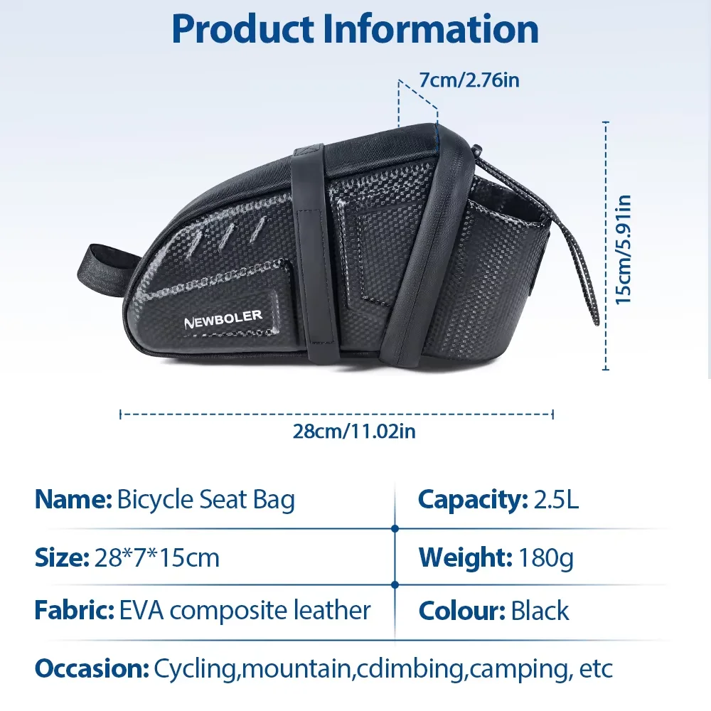 NEW Waterproof Bicycle Saddle Bag MTB Road Bike Saddlebags Bicycle Water bottle bag Tool Holder Bag MTB Accessories