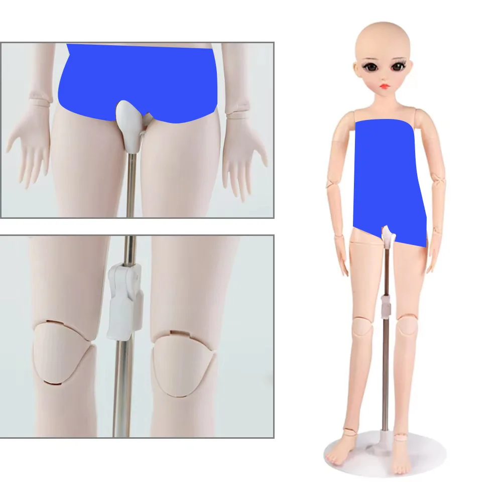 bjd 지원 1/6 1/4 1/3 1/8 인형 스탠드 20 30cm 45 60 cm 디스플레이 용 인형 지원 프레임 OB24 OB27 모델 홀더 액세서리