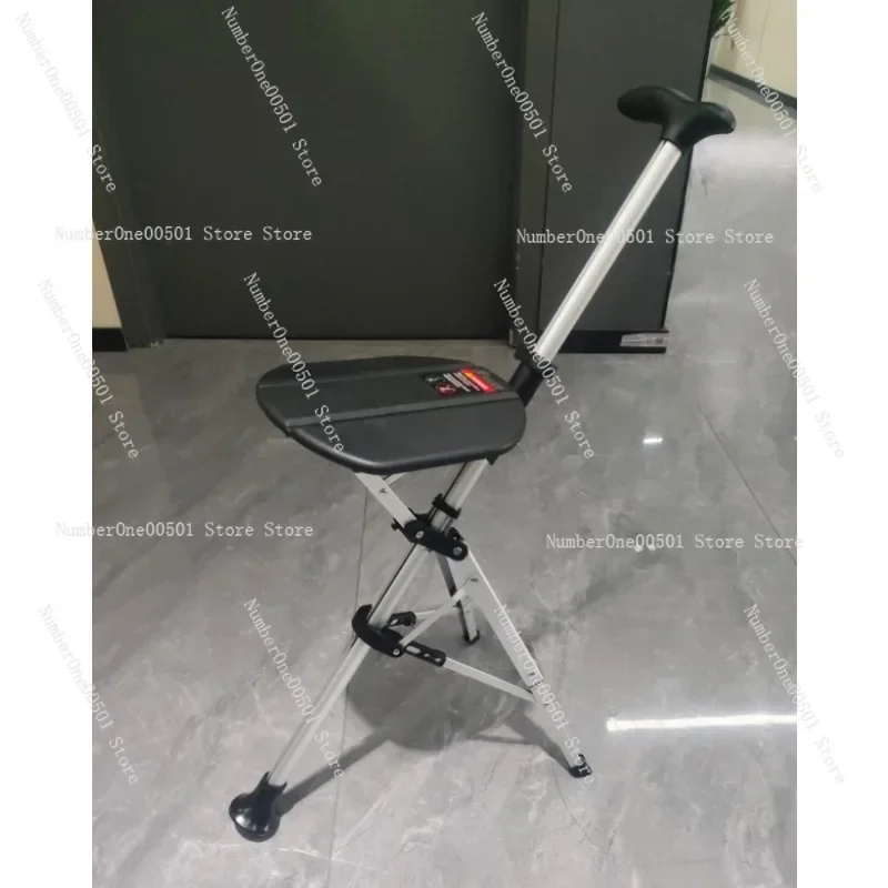 عصا المشي متعددة الوظائف قابلة للطي ومضادة للانزلاق