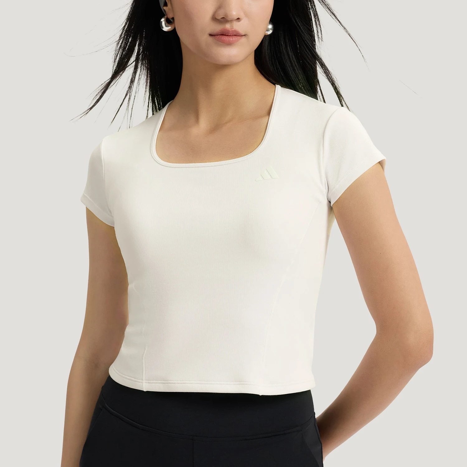Adidas genuine summer women's cool and simple short casual sports T-shirt KH2710