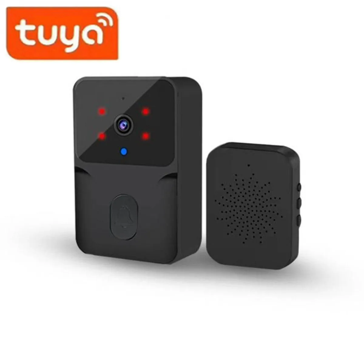 Tuya Andrea WIFI sans fil, sonnette, faible consommation d'énergie, visiophone, interphone, intérieur, tendance