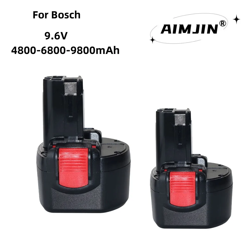 

BAT043 9.6V 4800mAh/6800mAh/9800mAh Battery Replacement For Bosch BAT048 BAT100 BAT119 2607335272 2607335461 GSR 9.6VE-2 PSR 9.6