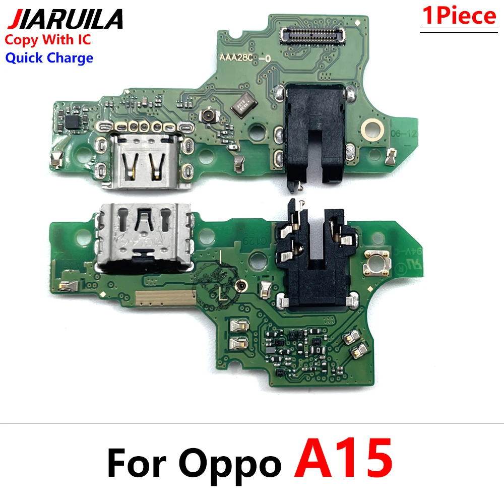 New USB Charging Port Connector Microphone Board Flex For OPPO A12 A17 A31 A36 A15 A16 X2 Pro Realme C21Y C25Y (fast charging)