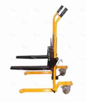 

Four-wheel universal tiger truck fork lift folding flat trolley Cargo handling forklift