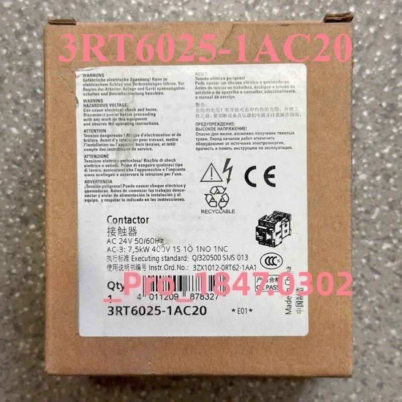 1pc-brand-new-3rt6025-1ac20-contactor-3rt60251ac20-fast-delivery
